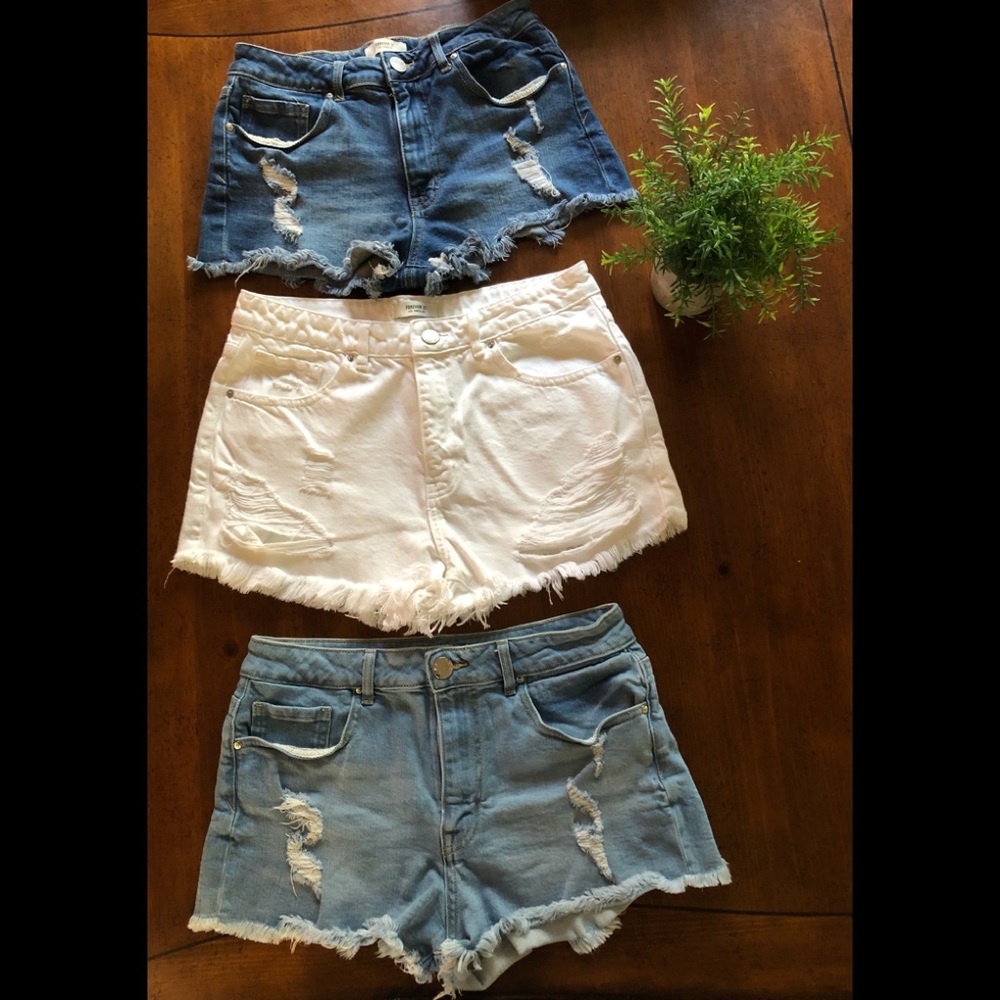 Forever 21 bundle of short shorts